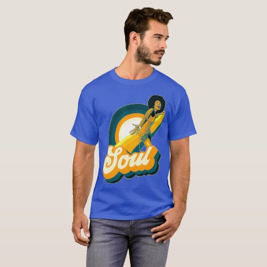 Funk Afro Disco Soul 70 T-shirt (Voorkant volledig)