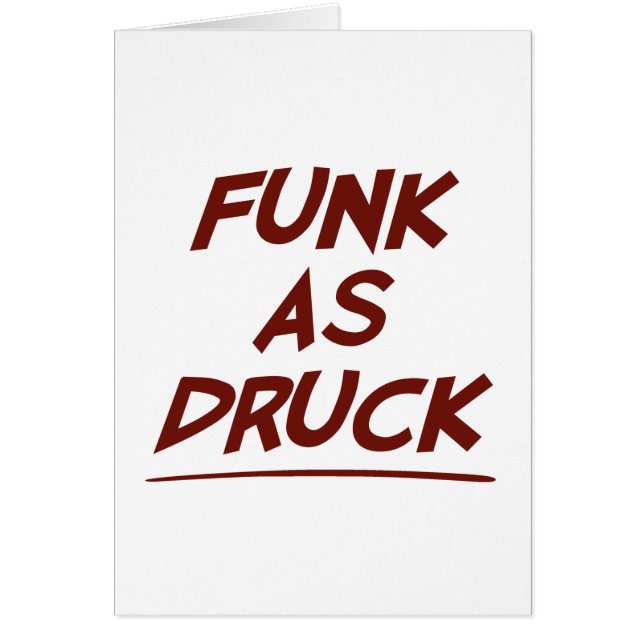 Funk As Druck is zeer Drink (Voorkant)
