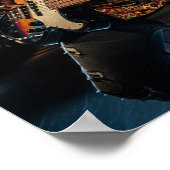 funk basspeler poster (Hoek)