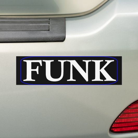 Funk Bumpersticker (Op auto)