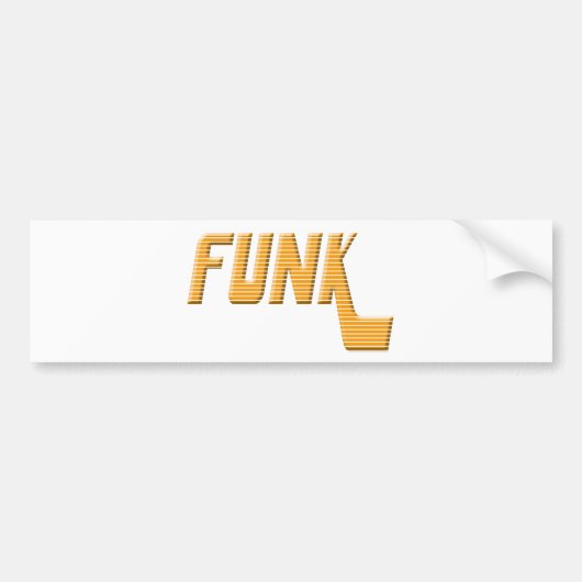 FUNK BUMPERSTICKER (Voorkant)