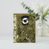 Funk Crush Briefkaart (Staand voorkant)