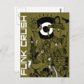 Funk Crush Briefkaart (Voorkant / Achterkant)