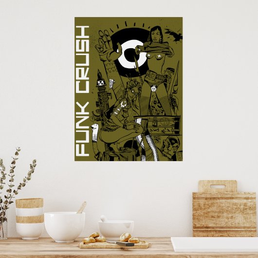 Funk Crush Print/Poster Poster (Keuken)