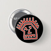 Funk Face Ronde Button 5,7 Cm (Voorkant /achterkant)