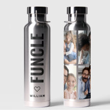 Funk | Fun oom Custom Name Modern Chrome Water