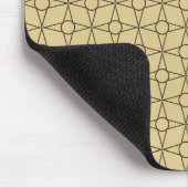  Funk Geometric Mousepad, Champagne Gold Muismat (Hoek)
