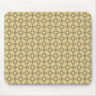  Funk Geometric Mousepad, Champagne Gold Muismat