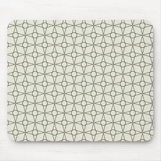  Funk Geometric Mousepad, Ivory Muismat (Voorkant)