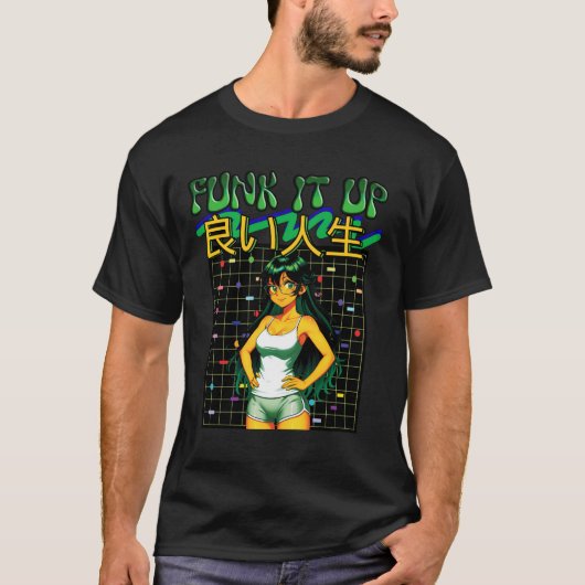 FUNK IT UP- Goed leven T-shirt (Voorkant)