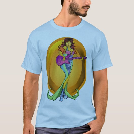 Funk Mermaid Mannen T-shirt (Voorkant)