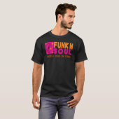 Funk N Soul Donut Parodie DJ Platenspeler Funk T-shirt (Voorkant volledig)