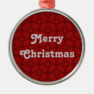  Funk Premium Round Ornament, donkerrood Metalen Ornament