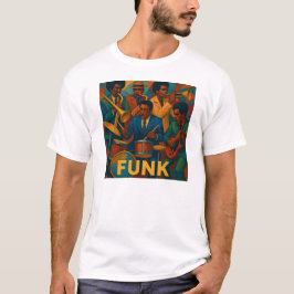Funk retro band t-shirt