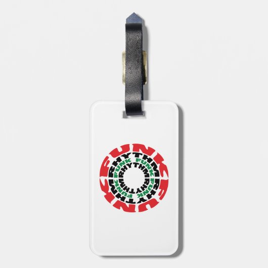 Funk Rhythm Funk Rhythm Bagagelabel (Achterkant verticaal)