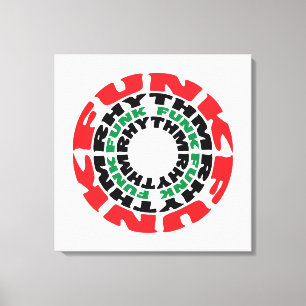 Funk Rhythm Funk Rhythm Canvas Afdruk