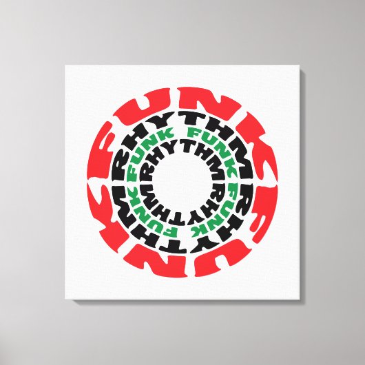 Funk Rhythm Funk Rhythm Canvas Afdruk (Voorkant)