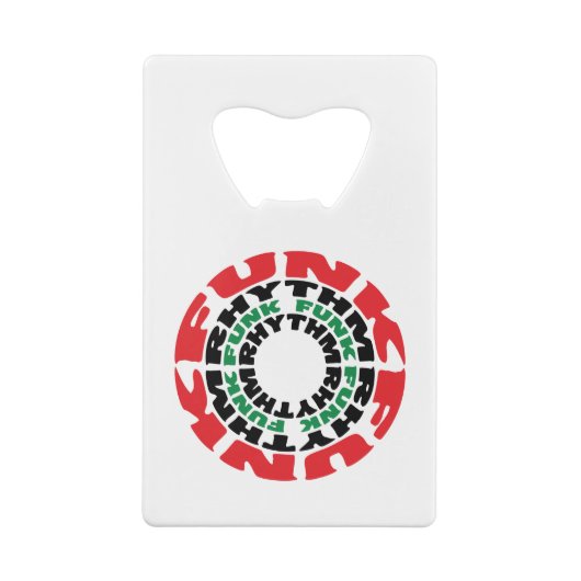 Funk Rhythm Funk Rhythm Creditkaart Flessenopener (Achterkant)