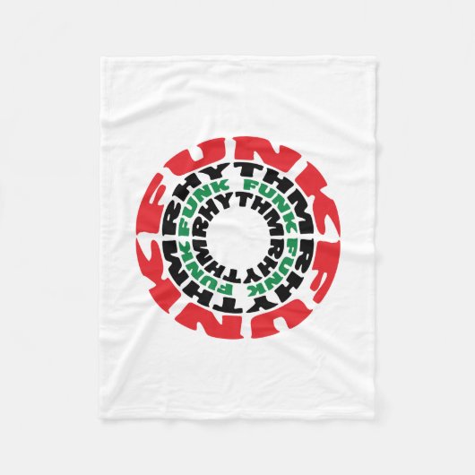 Funk Rhythm Funk Rhythm Fleece Deken (Voorkant)