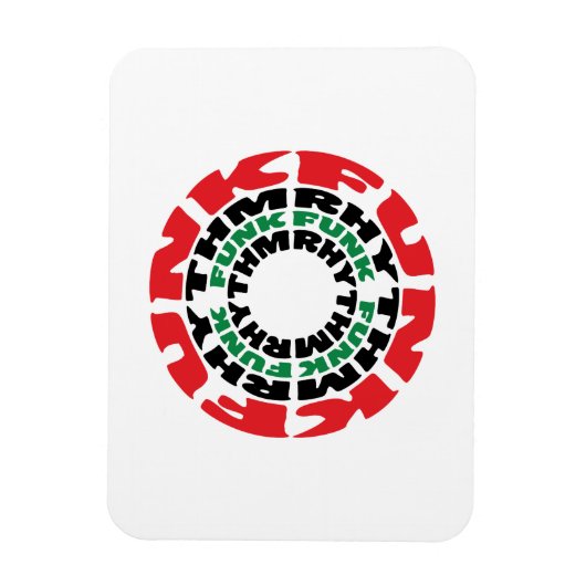 Funk Rhythm Funk Rhythm Magneet (Verticaal)