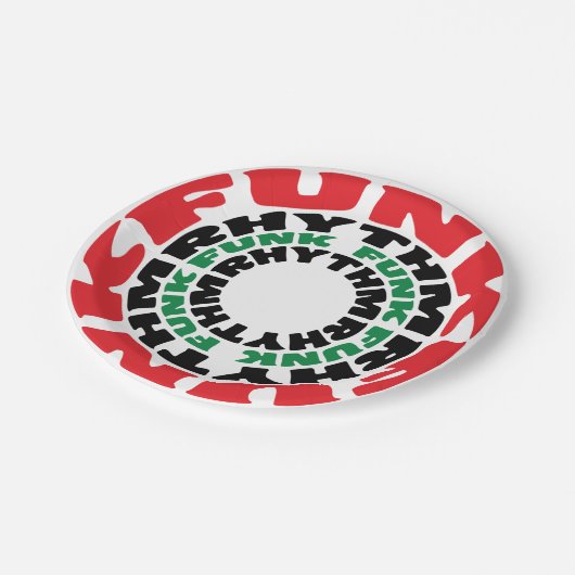 Funk Rhythm Funk Rhythm Papieren Bordje (Gekanteld)