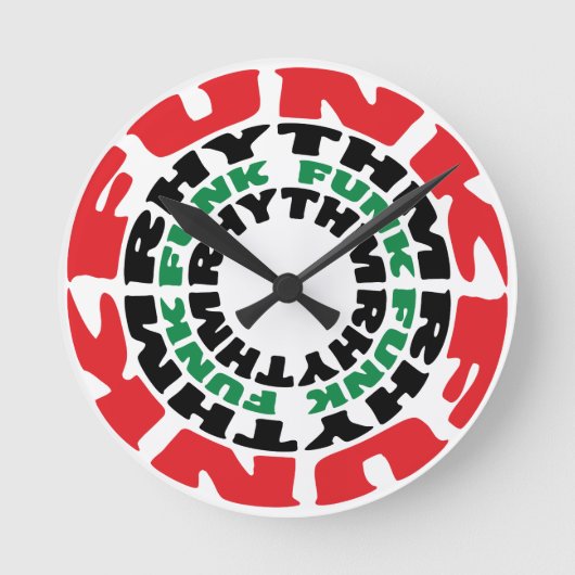 Funk Rhythm Funk Rhythm Ronde Klok (Voorkant)
