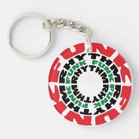 Funk Rhythm Funk Rhythm Sleutelhanger (Voorkant)