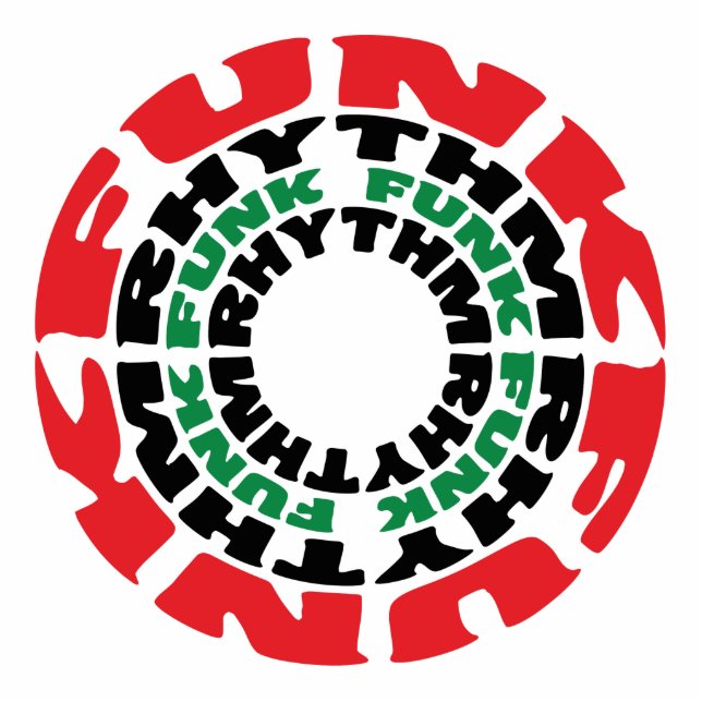 Funk Rhythm Funk Rhythm Staand Fotobeeldje (Voorkant)