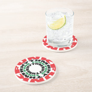 Funk Rhythm Funk Rhythm Zandsteen Onderzetter