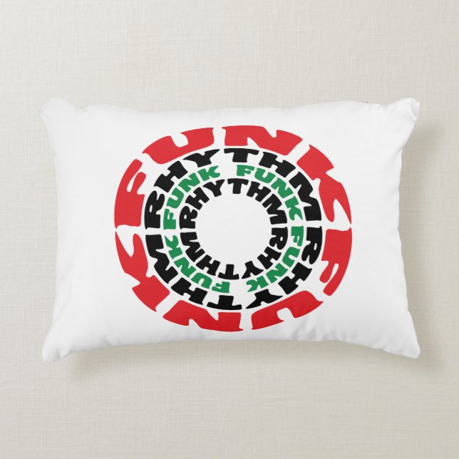 Funk Ritme Funk Funk Ritme Decoratief Kussen (Voorkant)