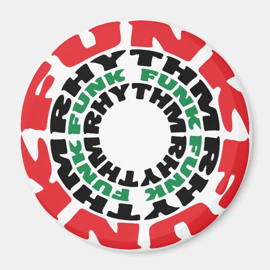 Funk Ritme Funk Funk Ritme Magneet (Voorkant)