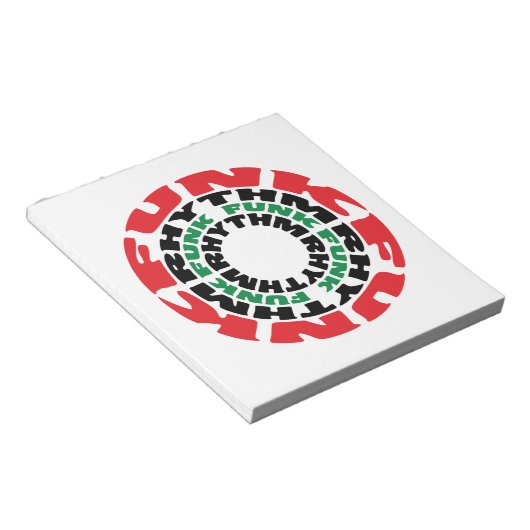 Funk Ritme Funk Funk Ritme Notitieblok (Schuin)