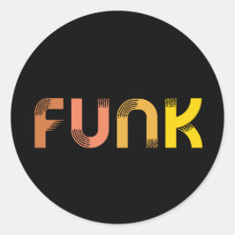 Funk Ronde Sticker