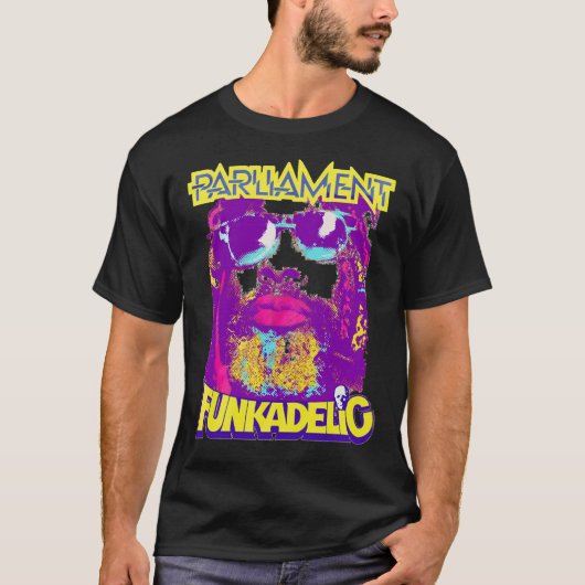 Funkadelic George Clinton Color Art Essentieel T-shirt (Voorkant)