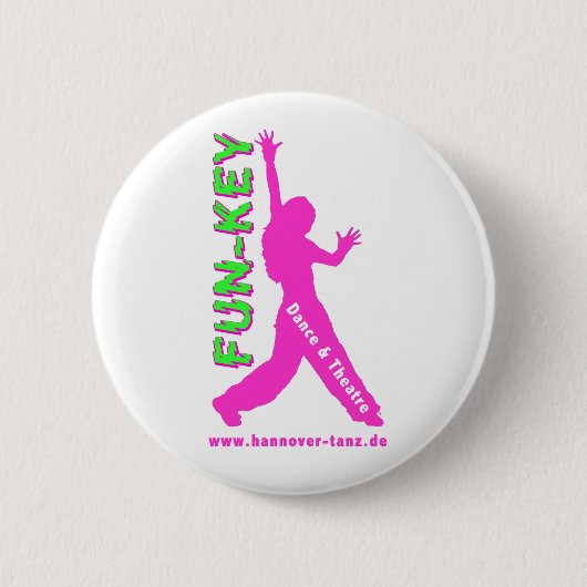 funkey ronde button 5,7 cm (Voorkant)