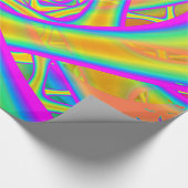 Funkidelic Dichroic Fused Glass Fractal Cadeaupapier (Hoek)