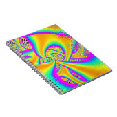 Funkidelic Dichroic Fused Glass Fractal Notitieboek (Rechterzijde)