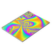 Funkidelic Dichroic Fused Glass Fractal Notitieboek (Linkerzijde)