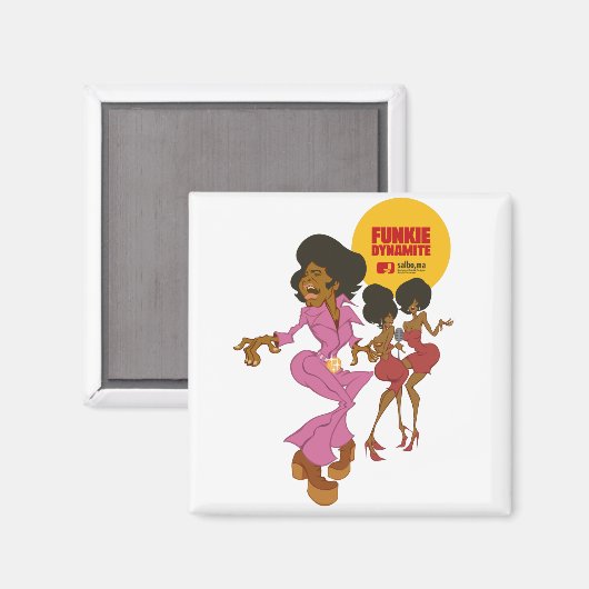 FUNKIE DYNAMITE MAGNEET (Voorkant / Achterkant)