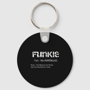 Funkle Definition Funny Favoriete Funky Uncle Gift Sleutelhanger