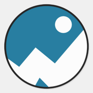 funklord logo - Blauwe Sticker