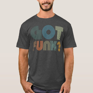 Funkmuziek Retro geïnspireerd 70s retro T-shirt