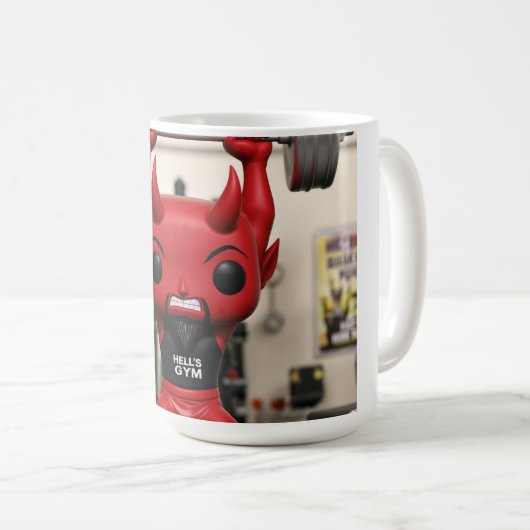 Funko Pop! Hell’s Gym Devil – Pumping Iron Edition Koffiemok (Voorkant rechts)