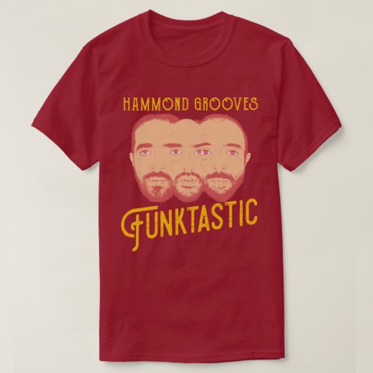 Funktastic Hammond Grooves jazz organ trio album T-shirt (Design voorkant)