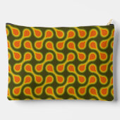 Funky 1970s Metaball Graphic Circle Barbell Green Etui (Achterkant)