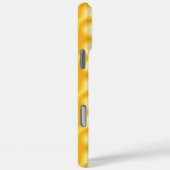 Funky 1970s Metaball Graphic Circle Barbell Yellow Case-Mate iPhone Case (Achterkant / Rechts)