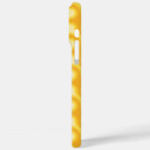 Funky 1970s Metaball Graphic Circle Barbell Yellow Case-Mate iPhone Case (Achterkant / Links)