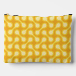 Funky 1970s Metaball Graphic Circle Barbell Yellow Etui