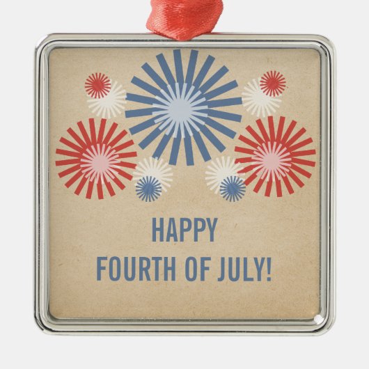 Funky 4 juli Ornament vuurwerk (Voorkant)