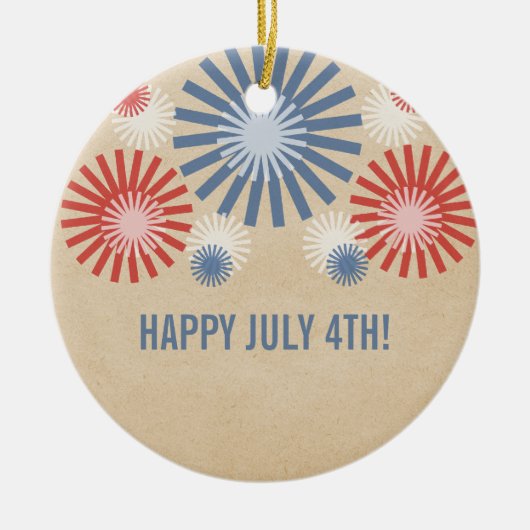 Funky 4 juli Ornament vuurwerk (Voorkant)